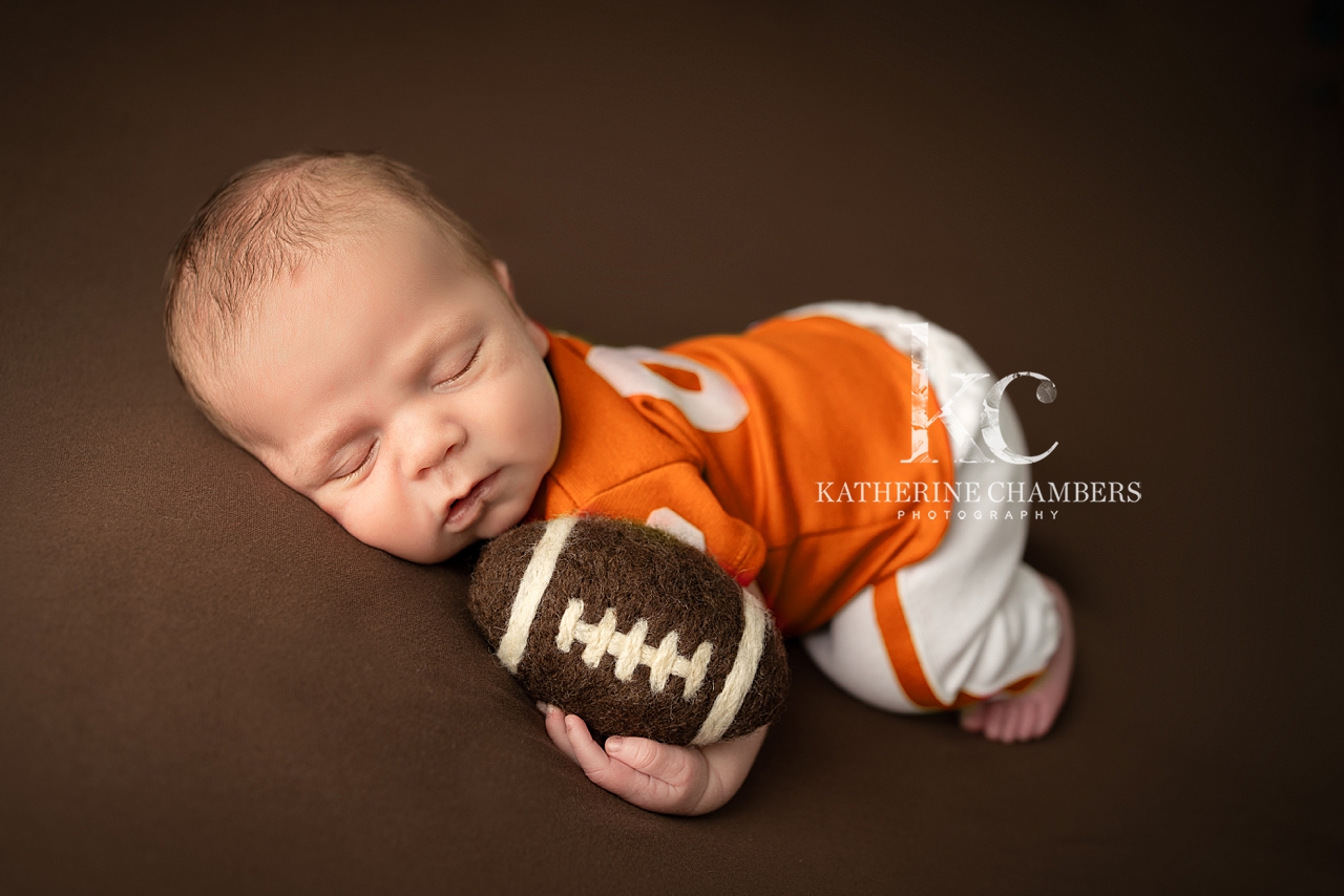 Cleveland Browns newborn photography