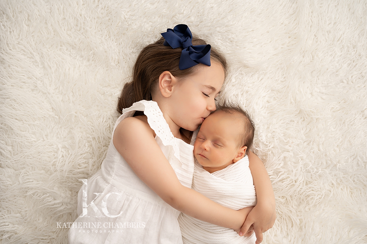 Sibling with Newborn Photos