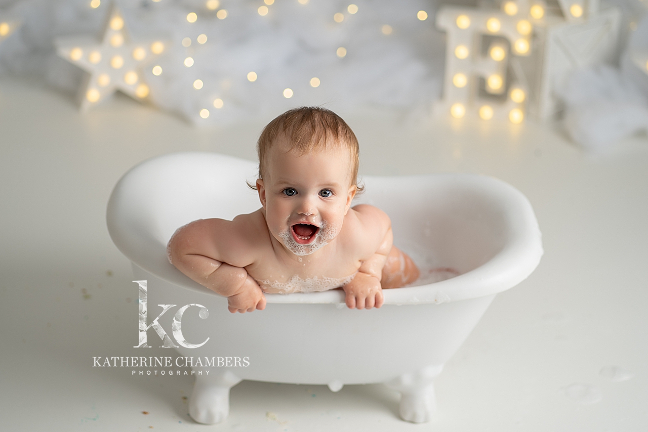 Cake, bubbles, and smiles!