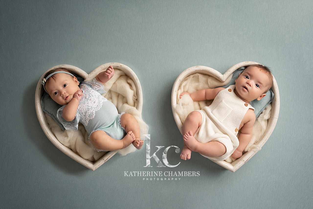 Twin Newborn Photographer | Avon Ohio
