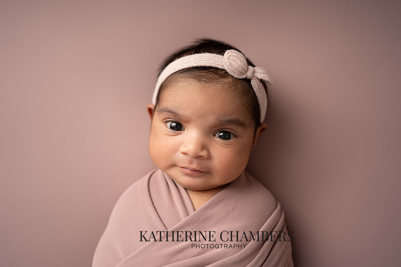 Awake Newborn Posing