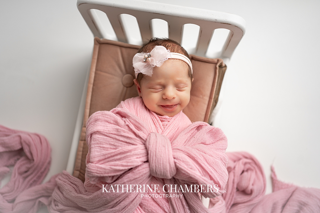 Newborn Smiles | Timeless Newborn Photograph