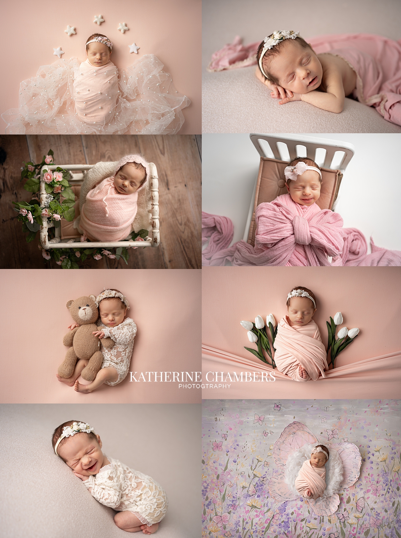 Cleveland newborn photographer | Baby Ember Rose in the studio