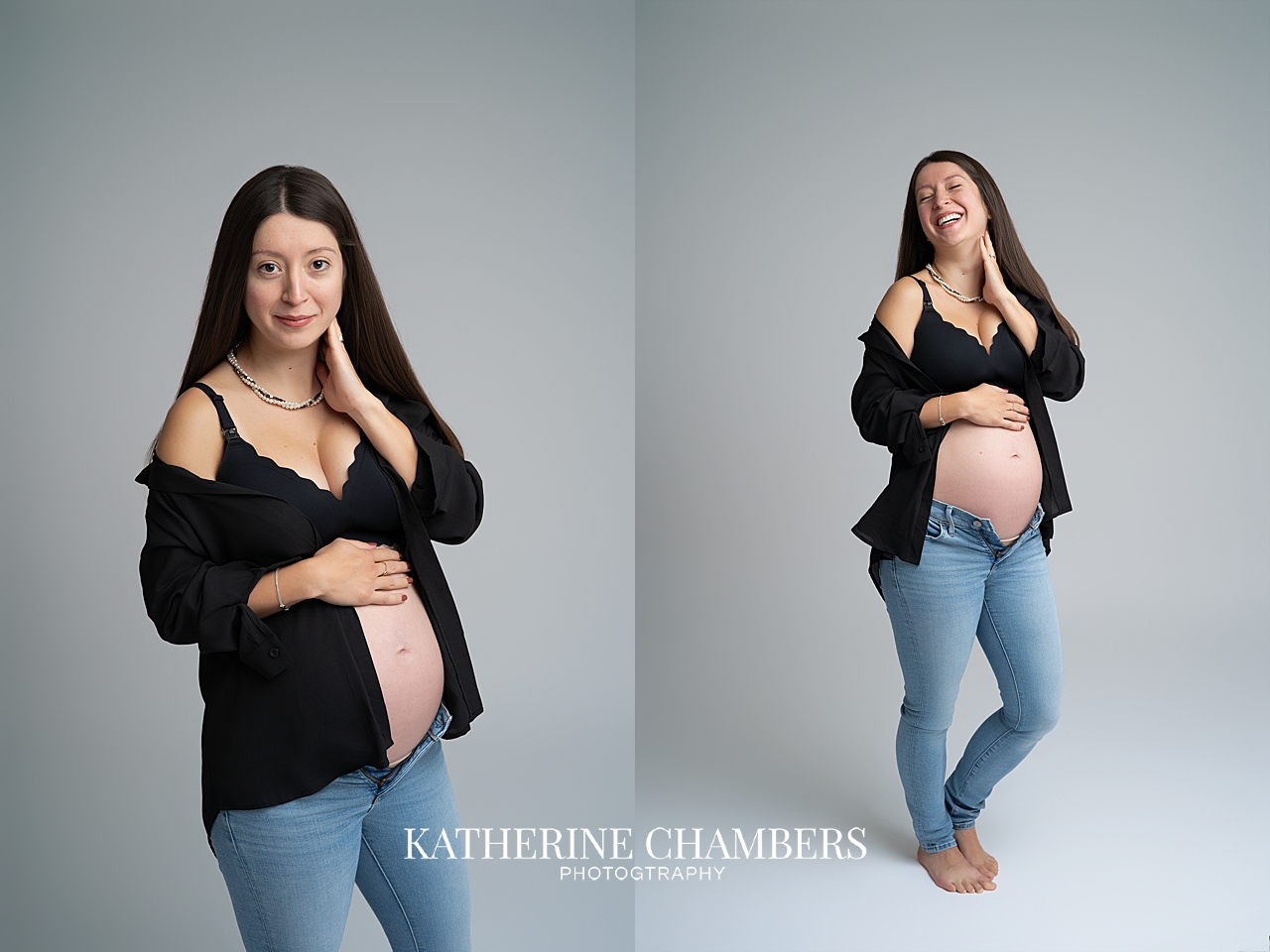 Cleveland studio maternity moment