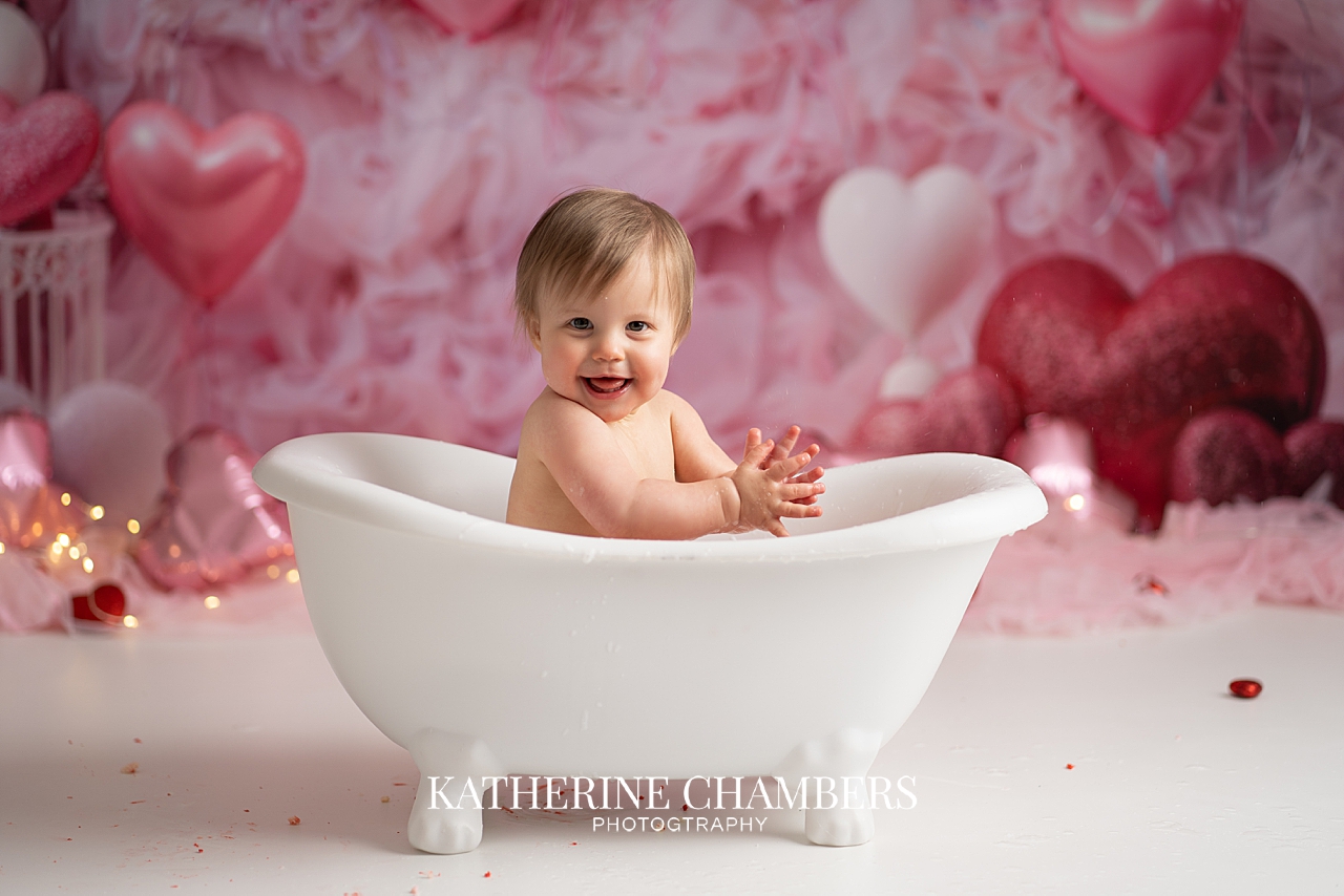 Cake Smash Bathtub Clean Up