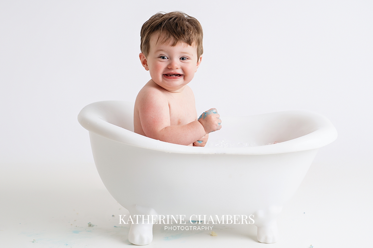 Bathtub clean up | Cake Smash clean up