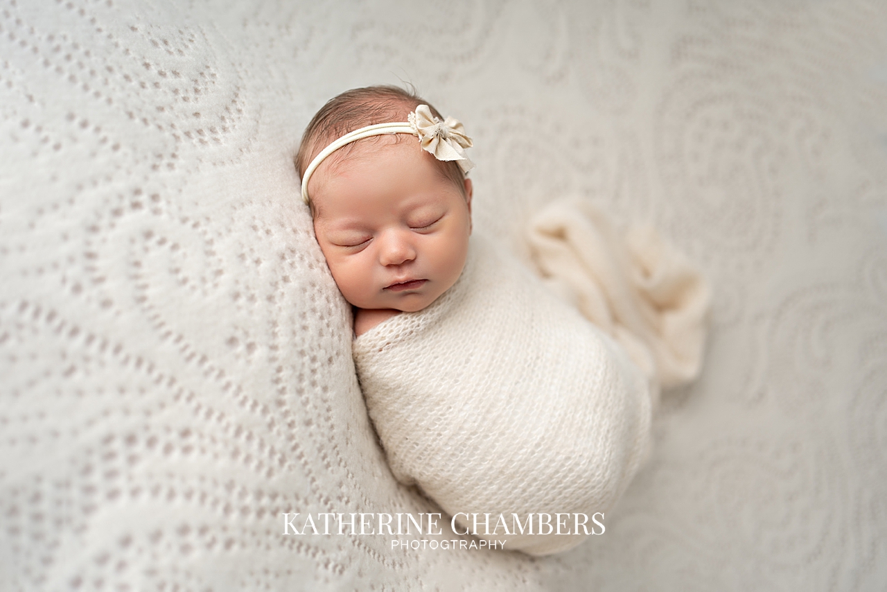 Easter Newborn Photos | Baby Emma