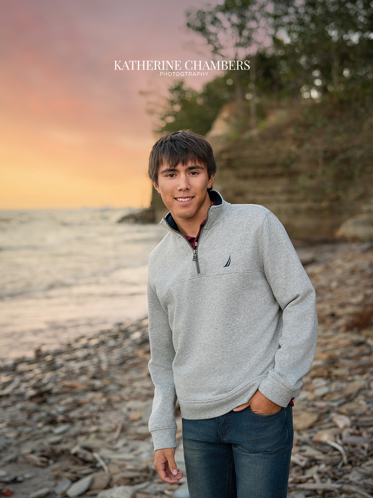 Lake Erie Senior Session in Cleveland
