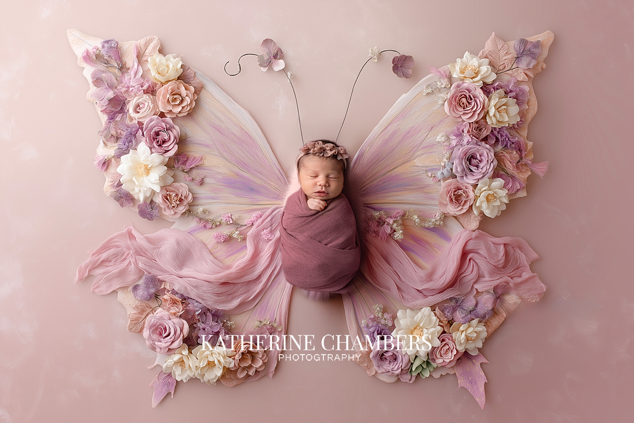 Butterfly Newborn Photo