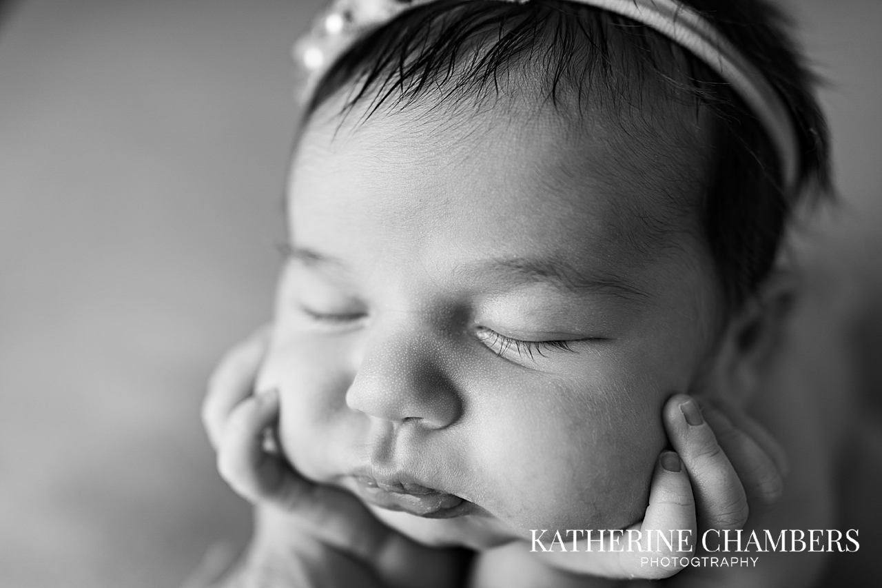 Black and white froggy pose