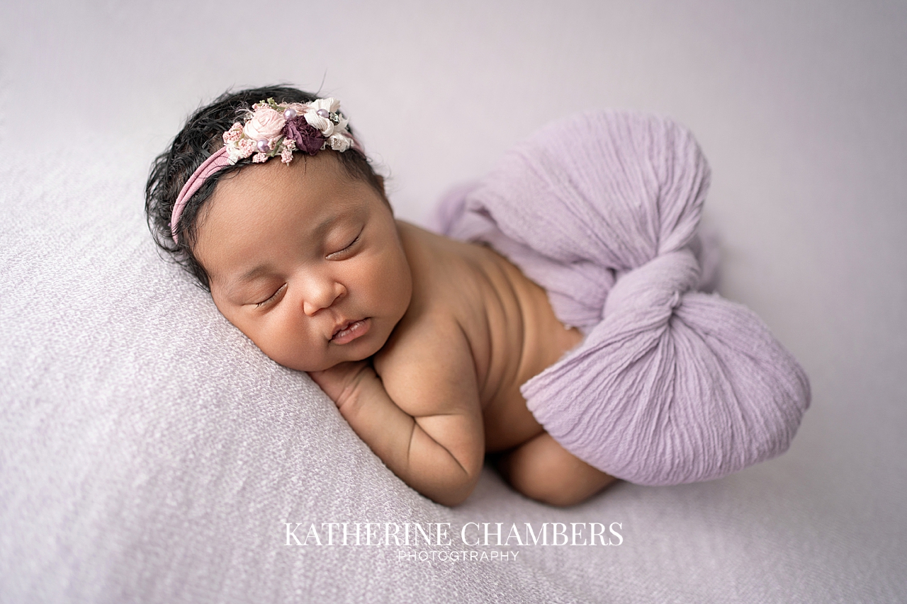 Cleveland Newborn Photographer | Baby Khalia’s Studio Newborn Session