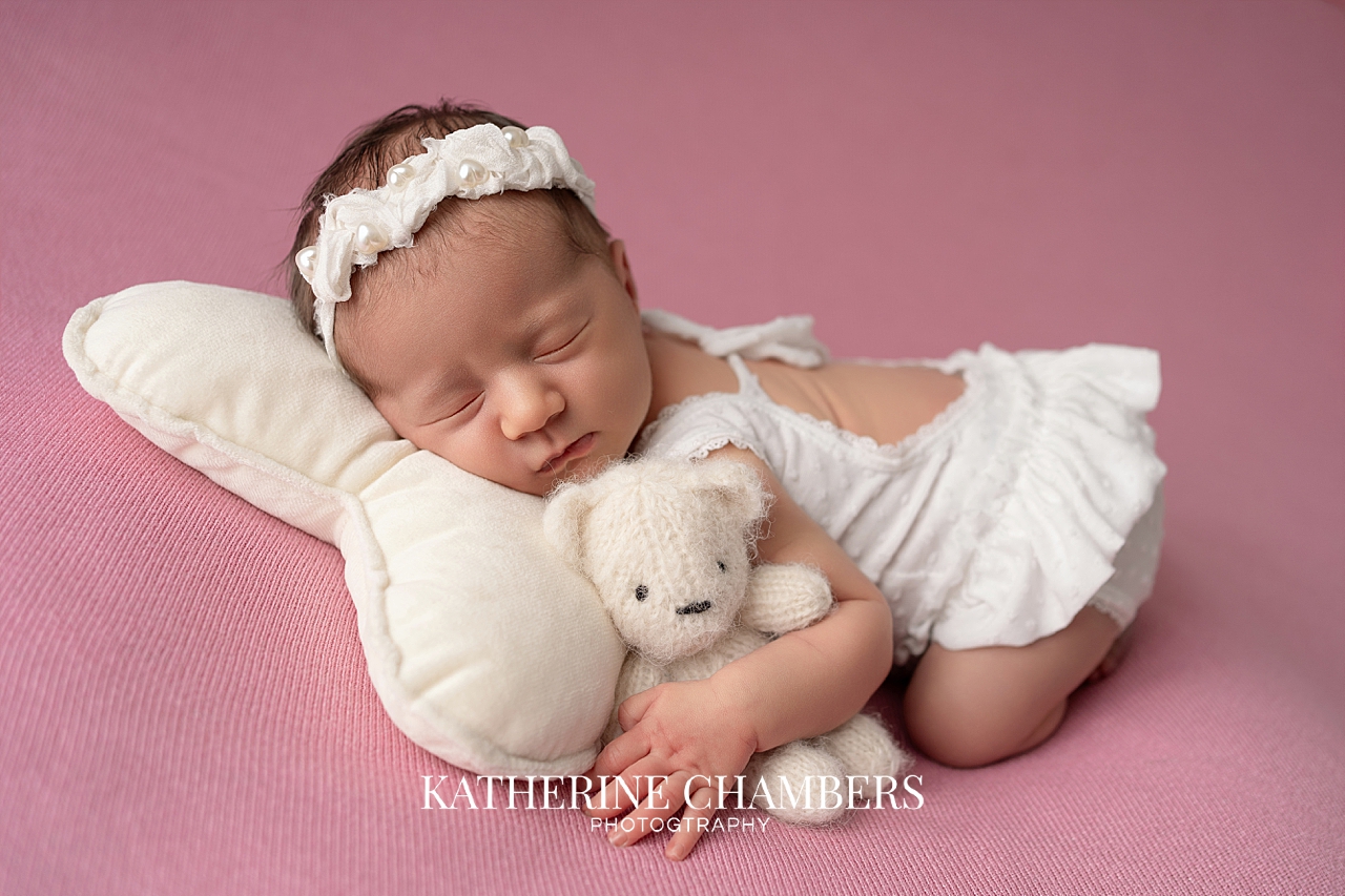 Cleveland baby photographed with stuffed bear