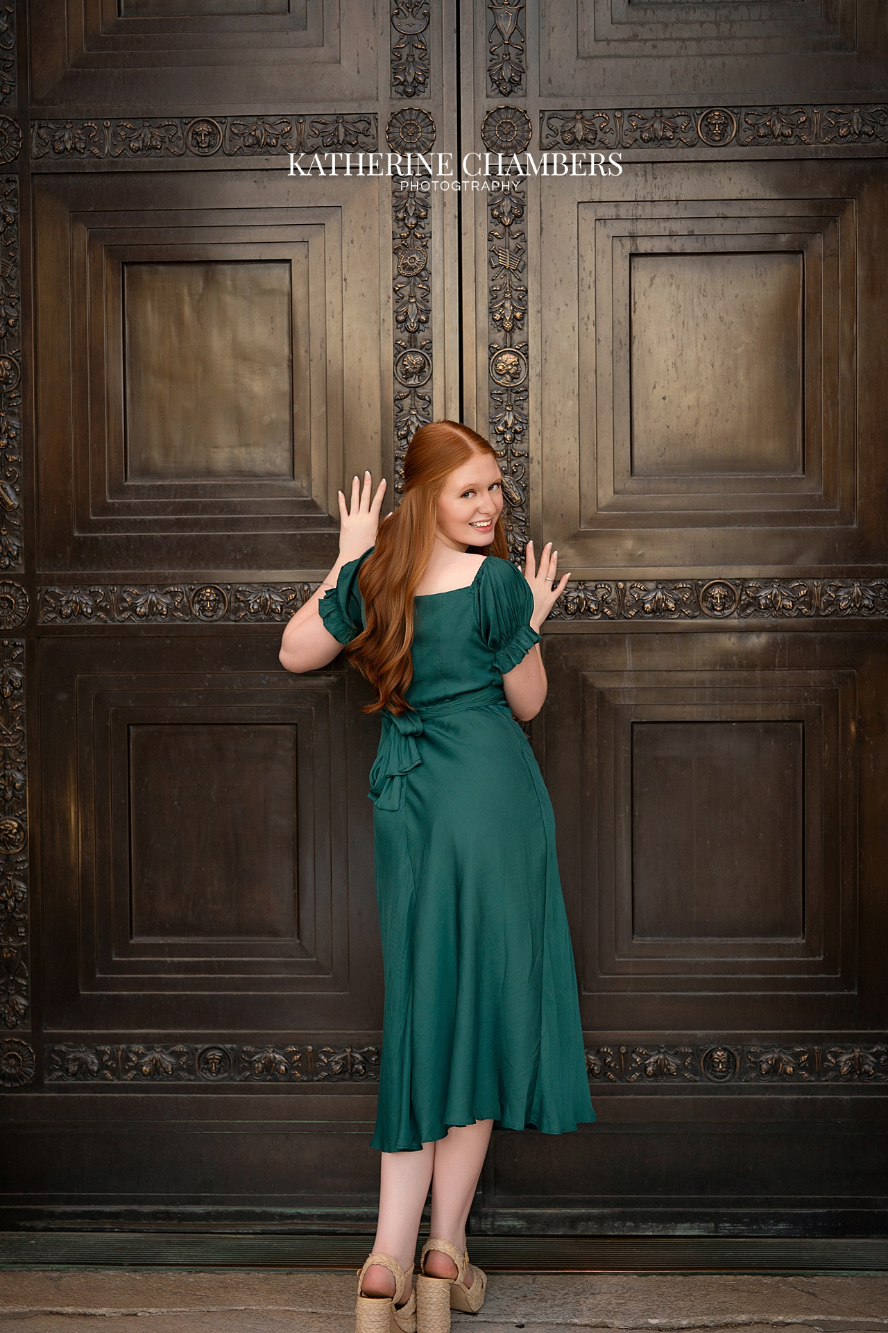Georgetown University freshman-to-be Josie during her senior portraits.