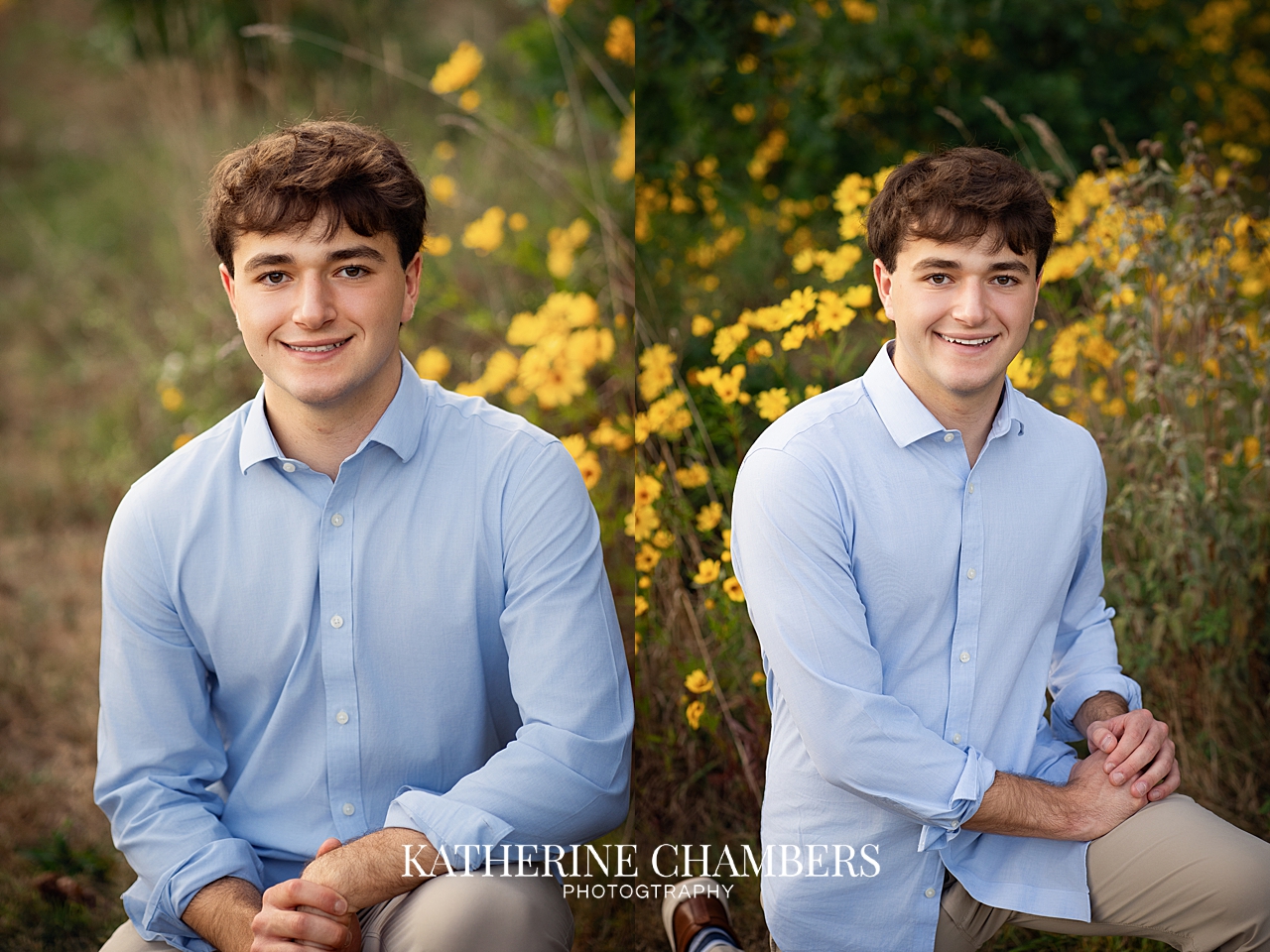Daniel’s casual senior photos with a natural meadow backdrop | Daniel’s Saint Ignatius Senior Portraits | Cleveland Senior Photographer